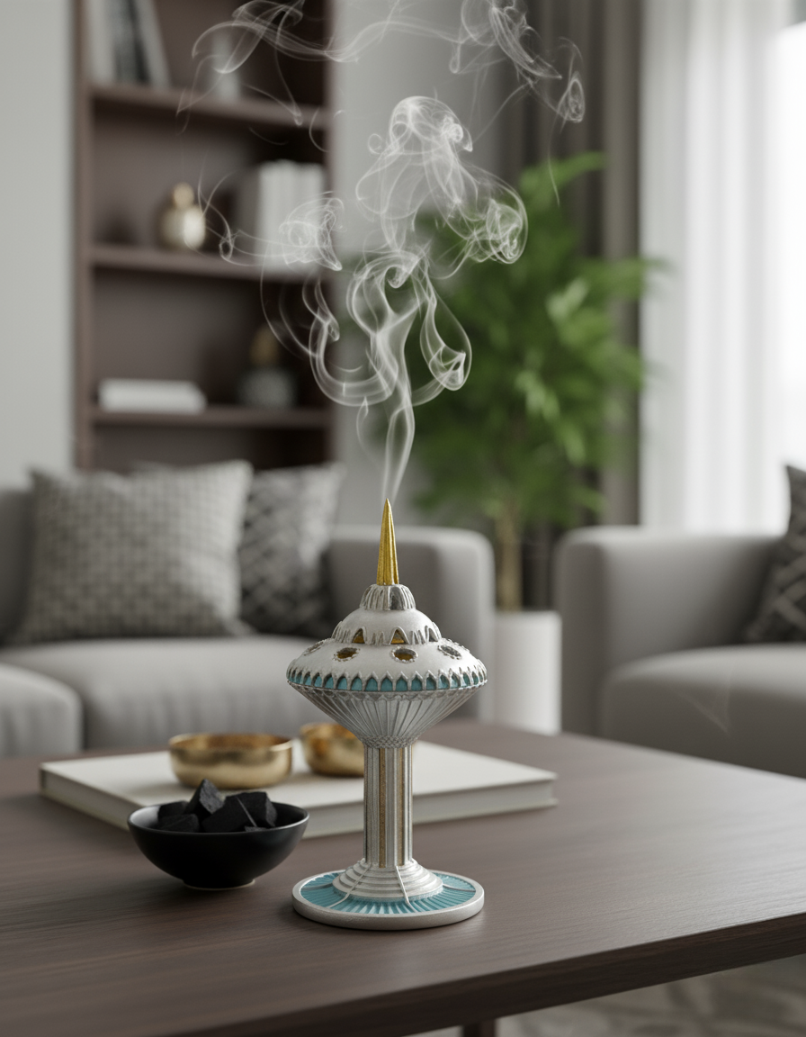 Classic Antique Clay Incense Burner- مبخرة