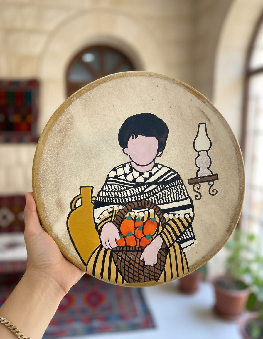 Daf Drum with Traditional Designs
