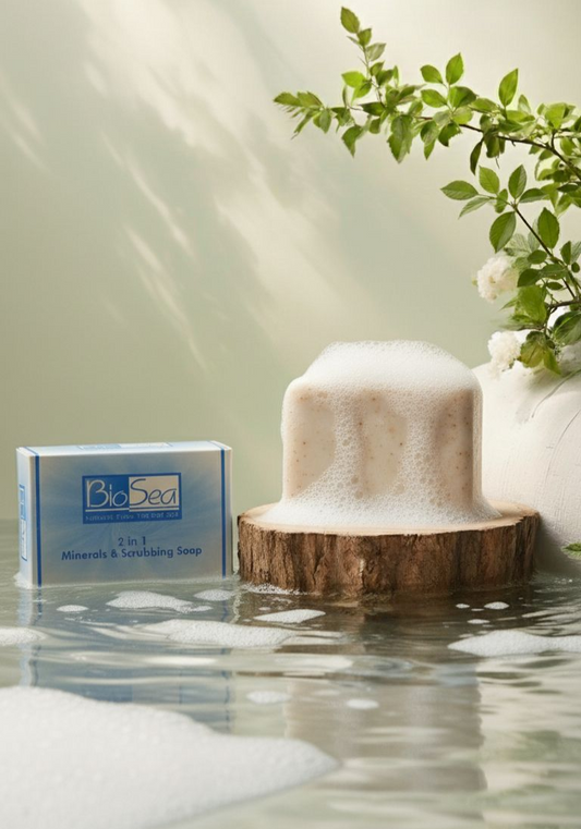 Bio Sea 2 in 1 Mineral & Scrubbing Soap