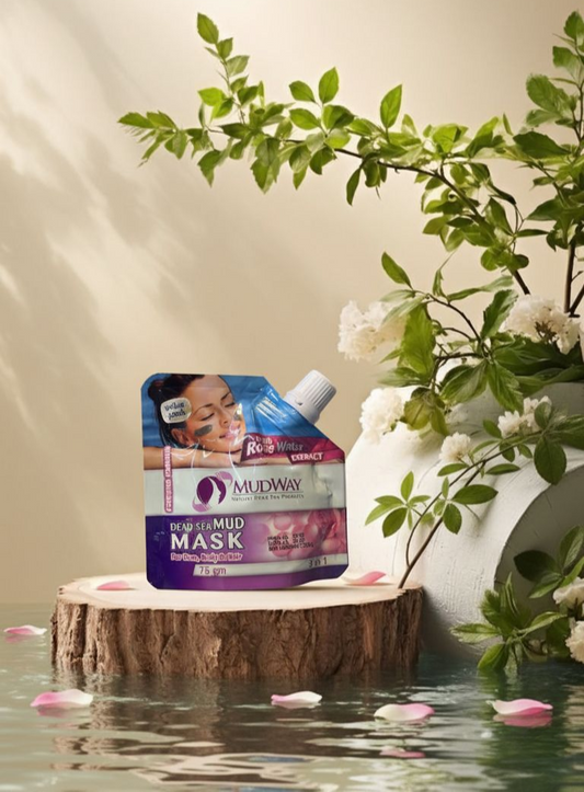 Mud Way Mud Mask 3 in 1 with Rose Water Extract 75g