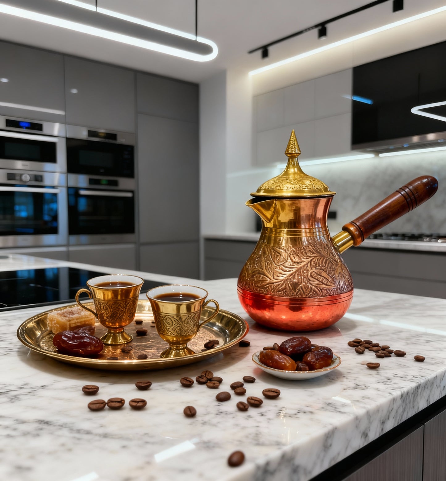 Traditional Arabic/India Coffee Pot – Cooper high quality handmade